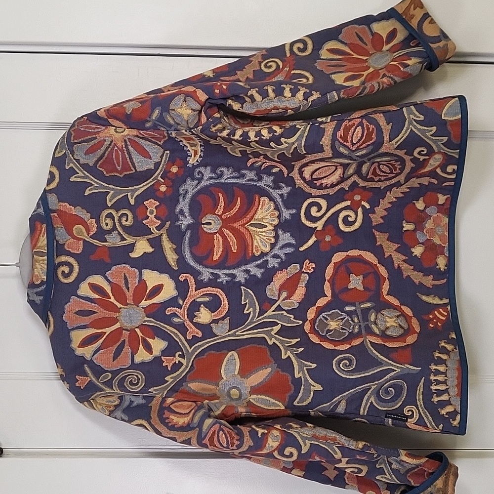 VINTAGE! Winding River Reversible Tapestry Coat - Picture 4 of 8